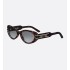 DiorSignature B8U Brown and Honey Tortoiseshell-Effect Oval Sunglasses
