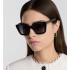 DiorMidnight S1I Black Square Sunglasses