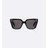 DiorMidnight S1I Black Square Sunglasses