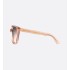 DiorMidnight S1I Transparent Pink Square Sunglasses