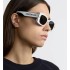 DiorPacific S1U White Rectangular Sunglasses