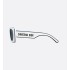 DiorPacific S1U White Rectangular Sunglasses