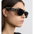 DiorPacific S1U Black Rectangular Sunglasses