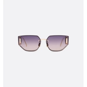 30Montaigne B3U Gradient Purple-to-Nude Butterfly Sunglasses