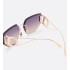 30Montaigne B3U Gradient Purple-to-Nude Butterfly Sunglasses
