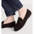 Dior Time Loafer Chocolate Brown Suede Goatskin