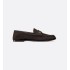 Dior Time Loafer Chocolate Brown Suede Goatskin