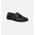 Dior Time Loafer Black Crinkled Patent Calfskin
