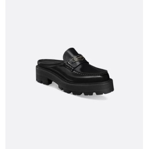 Dior Boy Mule Black Brushed Calfskin