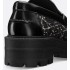 Dior Boy Platform Loafer Black and White Cannage Tweed