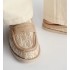 Dior Boy Mule Beige Cotton Embroidered with Dior Oblique Motif and Calfskin Panels