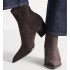 Dior Wild Heeled Ankle Boot Chocolate Brown Suede Calfskin