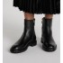 D-Town Ankle Boot Black Brushed Calfskin