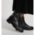 D-Town Ankle Boot Black Brushed Calfskin