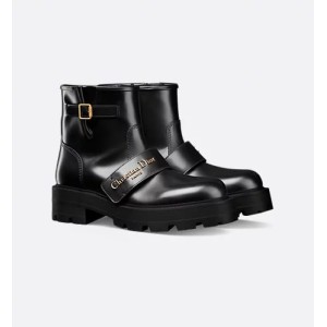 D-Quest Ankle Boot Black Calfskin