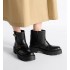 D-Quest Ankle Boot Black Calfskin
