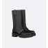 D-Quest Boots Black grained cowhide leather
