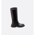 D-Racer Boots Black cowhide leather