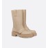 D-Quest Boots Rouge beige grained cowhide leather