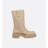 D-Quest Boots Rouge beige grained cowhide leather