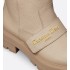 D-Quest Boots Rouge beige grained cowhide leather