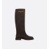 D-Town Boots Chocolate brown sheepskin suede