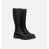 D-Road Boots Black grained cowhide leather