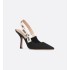 J'Adior slingback pumps Black technical fabric