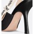 J'Adior slingback pumps Black technical fabric