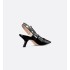 J'Adior slingback pumps Black cowhide leather