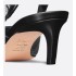 Dior Toujours slingback pumps Black hollow soft lambskin leather