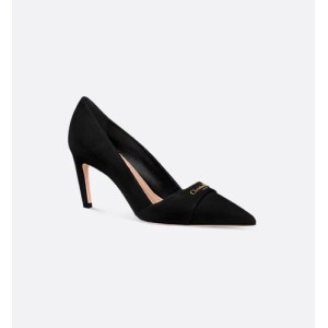 My Dior high heels Black sheepskin suede