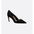 My Dior high heels Black sheepskin suede