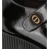 D-Doll high heels Black glossy cowhide leather