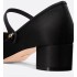 Lovely-D high heels Black satin fabric