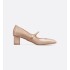 Jolie Dior high heels Nude patent cowhide leather