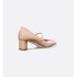Jolie Dior high heels Nude patent cowhide leather