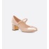 D-Art high heels Nude patent cowhide leather