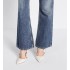 J'Adior slingback pumps Embroidered cotton fabric and white resin beads