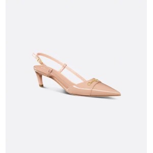 My Dior slingback pumps Rose pink patent calfskin leather