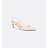My Dior slingback pumps White patent cowhide leather