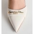 My Dior slingback pumps White patent cowhide leather