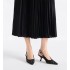 J'Adior slingback pumps Transparent mesh fabric with black Dior Chardons pattern embroidery