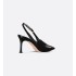 Dior Boy slingback pumps Black cowhide leather