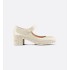 D-Doll high heels White glossy cowhide leather