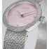 La D de Dior Satine  Ø 25 MM, Steel, Pink Mother-Of-Pearl and Diamonds