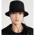 Teddy-D Small-Brim Bucket Hat  Black Cotton Canvas