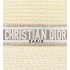 Dioriviera D-Bobby Large Brim Bucket Hat     Ivory Straw with Beige and White Embroidered Band