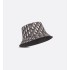 Reversible Teddy-D Small Brim Bucket Hat  Black Cotton Blend