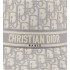 Dior Oblique Small Brim Bucket Hat  White and Gray Embroidery